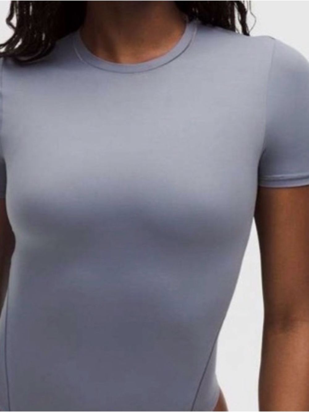 lululemon Nulu athletica Gray Short-Sleeve Onesie